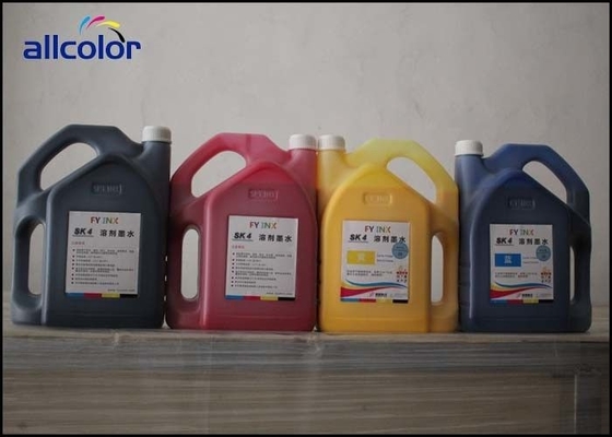 CMYK Kolorowy atrament rozpuszczalnikowy Seiko z efektywnymi i reaktywnymi cząsteczkami