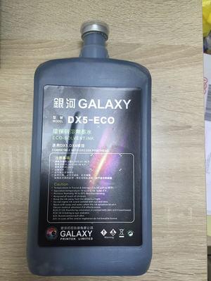 Low Smell Galaxy Eco Solvent Ink For Epson DX4 / DX5 / DX7 Printhead