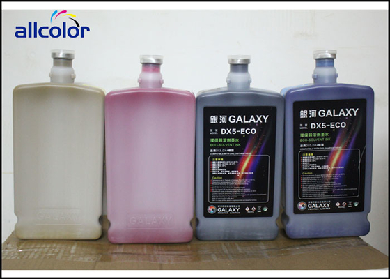 Epson DX5 Eco Solvent Printer Ink CMYK For Outdoor Advertising Industry